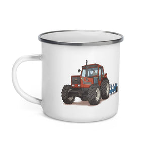 Furrow & Fields Fiat 1880 Illustration | Enamel Mug Quality Farmers Merch