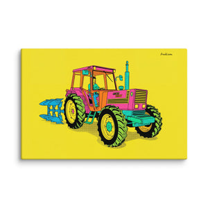 Furrow & Fields Fiat 1880 Pop Art | Canvas Quality Farmers Merch