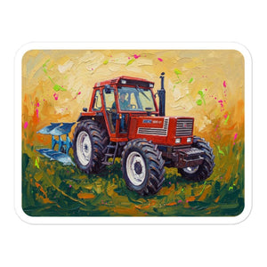 Furrow & Fields Fiat 1880 Splash Art | Bubble-free stickers Quality Farmers Merch
