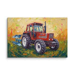 Furrow & Fields Fiat 1880 Splash Art | Canvas Quality Farmers Merch