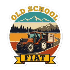Furrow & Fields FIATAGRI F130 OLD SCHOOL FIAT Outdoor | Bubble-free stickers Quality Farmers Merch