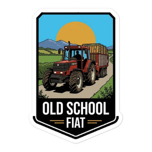 Furrow & Fields FIATAGRI F140 OLD SCHOOL FIAT Bright | Bubble-free stickers Quality Farmers Merch