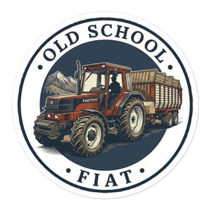 Furrow & Fields FIATAGRI F140 OLD SCHOOL FIAT Engraving | Bubble-free stickers Quality Farmers Merch