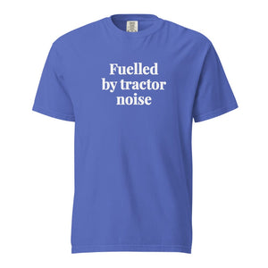 Furrow & Fields Flo Blue / S Fuelled by Tractor Noise | Unisex Premium T-shirt Quality Farmers Merch