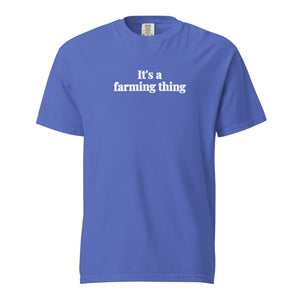 Furrow & Fields Flo Blue / S It's A Farming Thing | Unisex Premium T-shirt Quality Farmers Merch