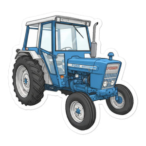 Furrow & Fields Ford 4600 | Bubble-free stickers Quality Farmers Merch
