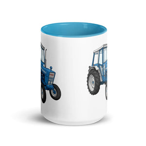 Furrow & Fields Ford 4600 Cartoon | 15 oz Mug with Color Inside Quality Farmers Merch