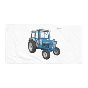 Furrow & Fields Ford 4600 Cartoon | Beach Towel Quality Farmers Merch