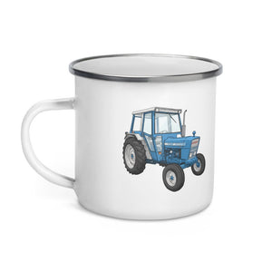 Furrow & Fields Ford 4600 Cartoon | Enamel Mug Quality Farmers Merch