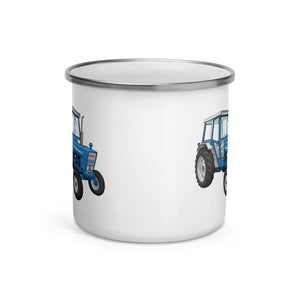 Furrow & Fields Ford 4600 Cartoon | Enamel Mug Quality Farmers Merch