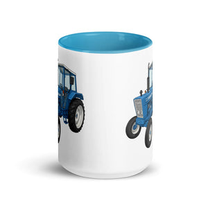 Furrow & Fields Ford 4600 Cartoon (Side) | 15 oz Mug with Color Inside Quality Farmers Merch