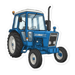Furrow & Fields Ford 4600 (Front) | Bubble-free stickers Quality Farmers Merch