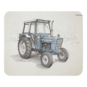 Furrow & Fields Ford 4600 Pencil Sketch | Mouse Mat Quality Farmers Merch