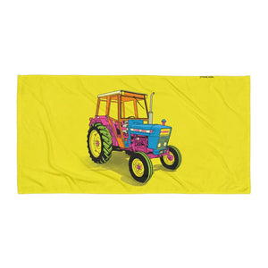 Furrow & Fields Ford 4600 Pop Art | Beach Towel Quality Farmers Merch