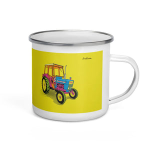 Furrow & Fields Ford 4600 Pop Art | Enamel Mug Quality Farmers Merch