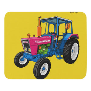 Furrow & Fields Ford 4600 Pop Art (Pink) | Mouse Mat Quality Farmers Merch