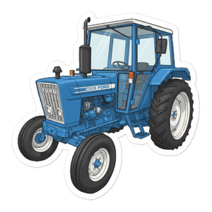 Furrow & Fields Ford 4600 (Side) | Bubble-free stickers Quality Farmers Merch
