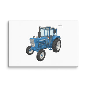 Furrow & Fields Ford 4600 (Side) | Canvas Quality Farmers Merch