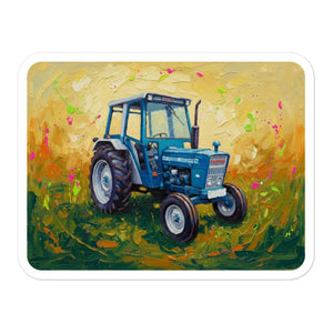 Furrow & Fields Ford 4600 Splash Art | Bubble-free stickers Quality Farmers Merch