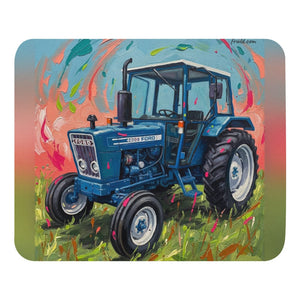 Furrow & Fields Ford 4600 Splash Art (Sky) | Mouse Mat Quality Farmers Merch