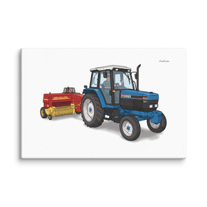 Furrow & Fields Ford 6640 SLE | Canvas Quality Farmers Merch