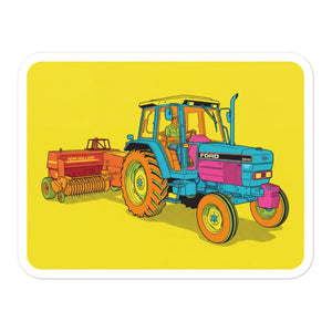 Furrow & Fields Ford 6640 SLE Pop Art | Bubble-free stickers Quality Farmers Merch