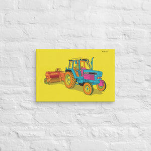 Furrow & Fields Ford 6640 SLE Pop Art | Canvas Quality Farmers Merch