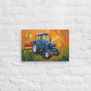 Furrow & Fields Ford 6640 SLE Splash Art | Canvas Quality Farmers Merch