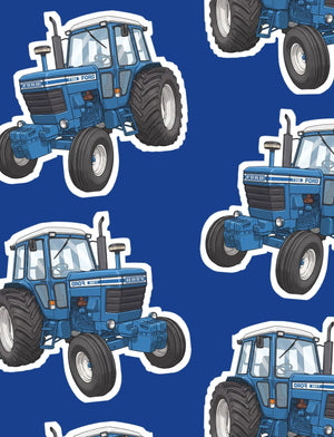 Furrow & Fields Boxer Briefs Ford 7700 Big Print Boxer Briefs – Blue Quality Farmers Merch