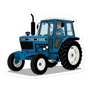 Furrow & Fields Ford 7700 | Bubble-free stickers Quality Farmers Merch