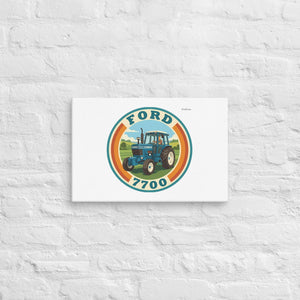 Furrow & Fields Ford 7700 Retro Badge | Canvas Quality Farmers Merch