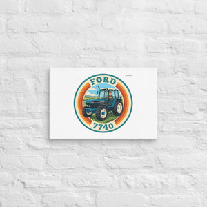 Furrow & Fields Ford 7740 Retro Badge | Canvas Quality Farmers Merch