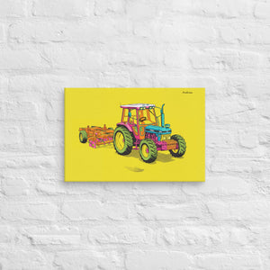 Furrow & Fields Ford 7810 Generation III Pop Art | Canvas Quality Farmers Merch