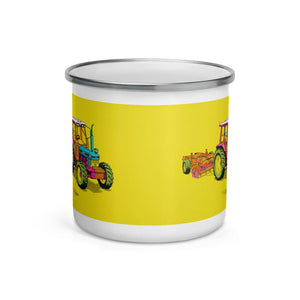 Furrow & Fields Ford 7810 Generation III Pop Art | Enamel Mug Quality Farmers Merch