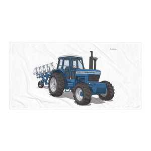 Furrow & Fields Ford 9700 Illustration | Beach Towel Quality Farmers Merch