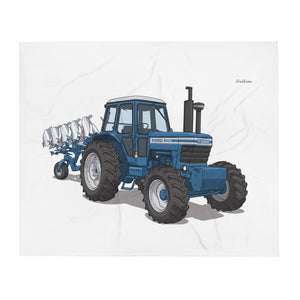 Furrow & Fields Ford 9700 Illustration | Throw Blanket Quality Farmers Merch
