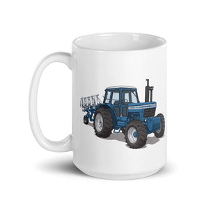 Furrow & Fields Ford 9700 Illustration | White Glossy Mug Quality Farmers Merch