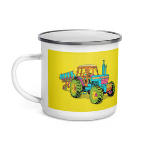 Furrow & Fields Ford 9700 Pop Art | Enamel Mug Quality Farmers Merch
