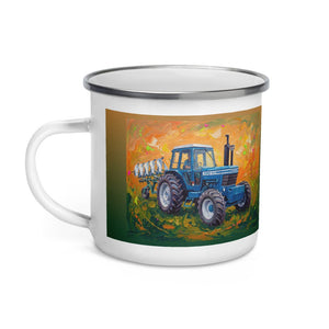 Furrow & Fields Ford 9700 Splash Art | Enamel Mug Quality Farmers Merch