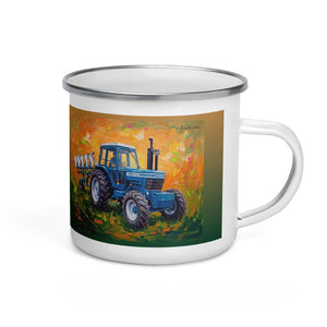Furrow & Fields Ford 9700 Splash Art | Enamel Mug Quality Farmers Merch