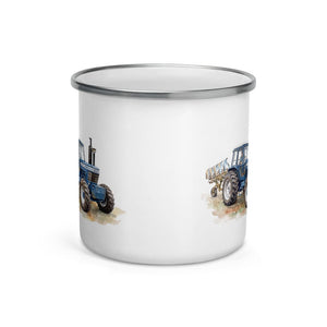 Furrow & Fields Ford 9700 Watercolor | Enamel Mug Quality Farmers Merch