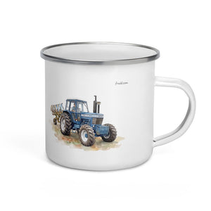 Furrow & Fields Ford 9700 Watercolor | Enamel Mug Quality Farmers Merch