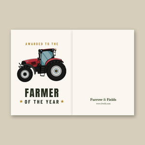 Furrow & Fields Greeting Card Farmer of the Year Case 240 Puma | Greeting Card Quality Farmers Merch