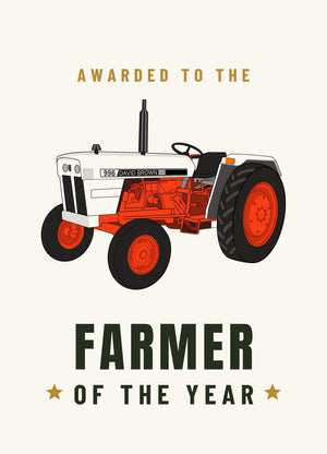Furrow & Fields Greeting Card Farmer of the Year Case David Brown 996 | Greeting Card Quality Farmers Merch