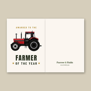 Furrow & Fields Greeting Card Farmer of the Year Case International 1455 XL | Greeting Card Quality Farmers Merch