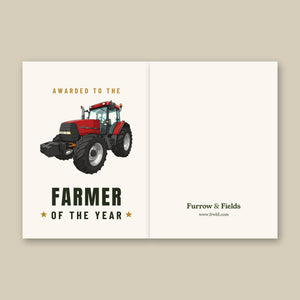 Furrow & Fields Greeting Card Farmer of the Year Case MX 135 | Greeting Card Quality Farmers Merch