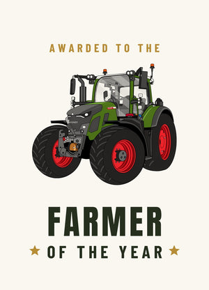 Furrow & Fields Greeting Card Farmer of the Year Fendt 620 Vario | Greeting Card Quality Farmers Merch
