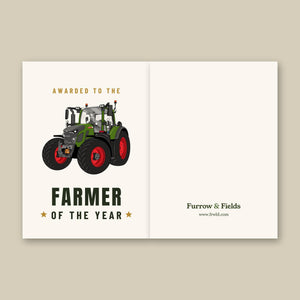 Furrow & Fields Greeting Card Farmer of the Year Fendt 620 Vario | Greeting Card Quality Farmers Merch