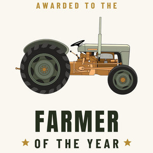 Furrow & Fields Greeting Card Farmer of the Year Ferguson FE 35 (Copper Belly) | Greeting Card Quality Farmers Merch