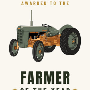 Furrow & Fields Greeting Card Farmer of the Year Ferguson FE 35 | Greeting Card Quality Farmers Merch